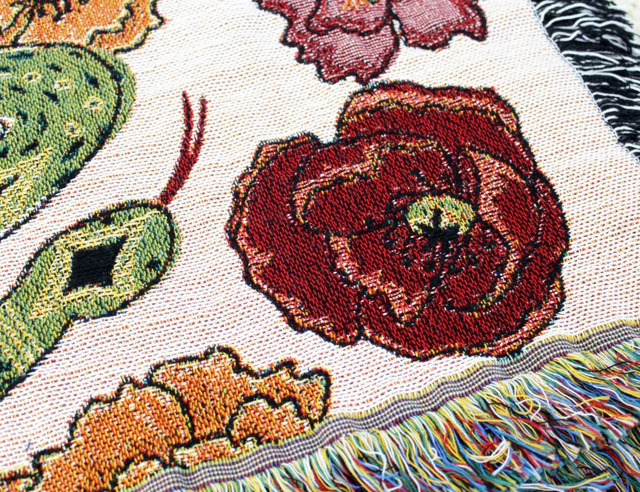 Snakes in the Poppy Field Throw Blanket