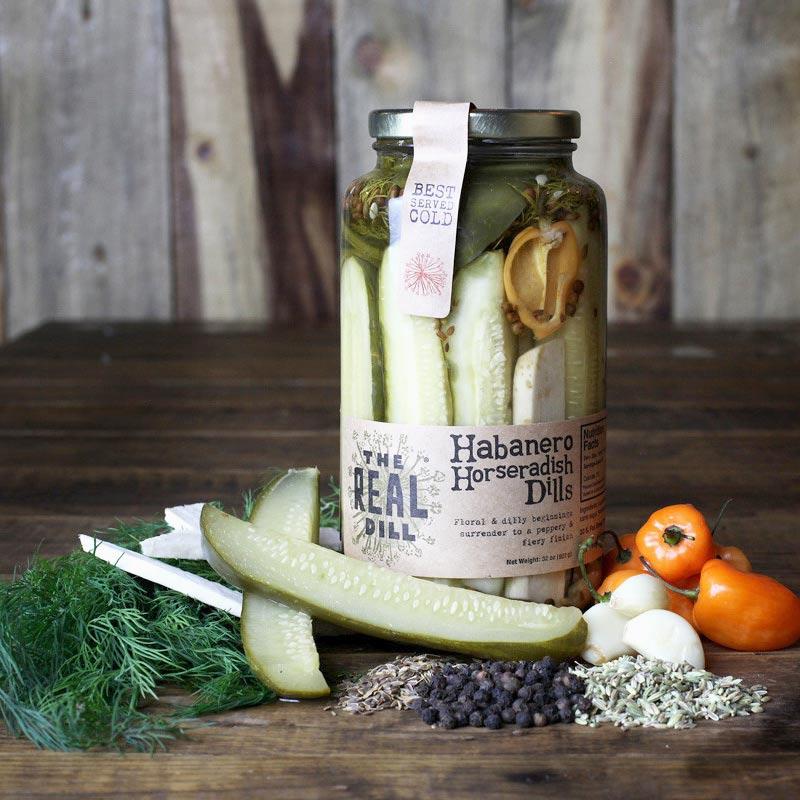 Habanero Horseradish Dills