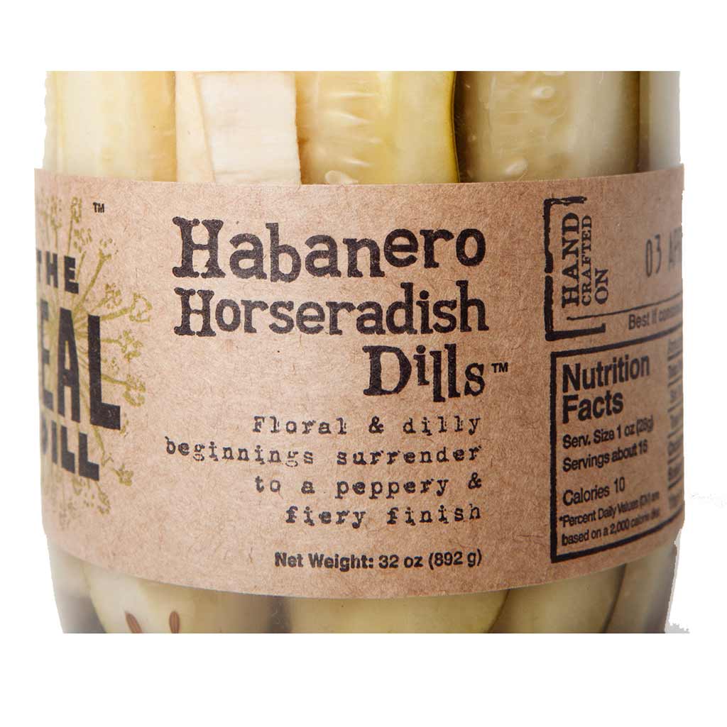Habanero Horseradish Dills