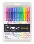 Twintone Dual-Tip Marker Set - Rainbow