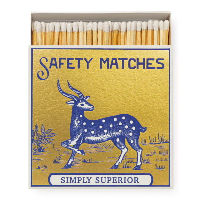 Gold Deer Luxury Safety Matches