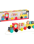 Animal Friends Wooden Train Set