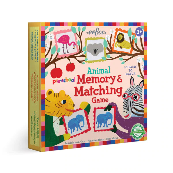 Preschool Animal Memory &amp; Matching Game