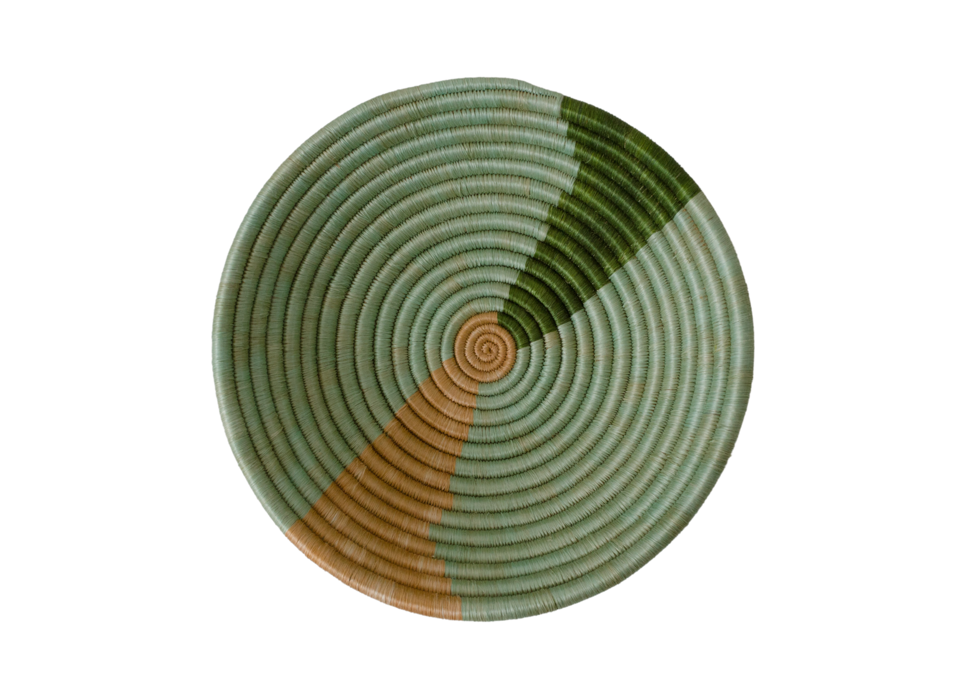 Apricot + Olive 10&quot; Striped Basket