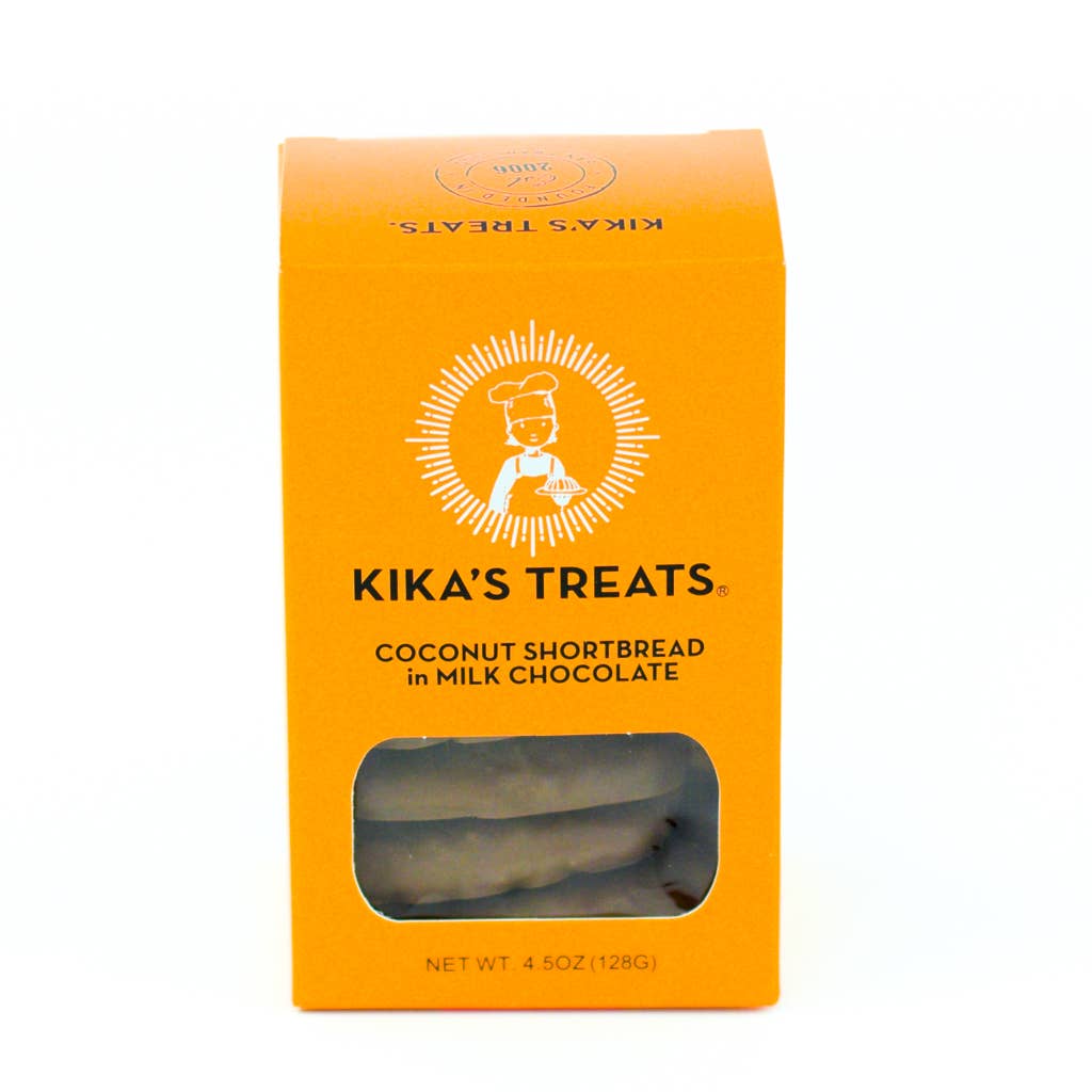 Coconut Shortbread in Milk Chocolate