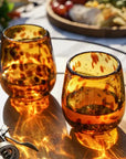Tortuga Recycled Stemless Wine Glass Set