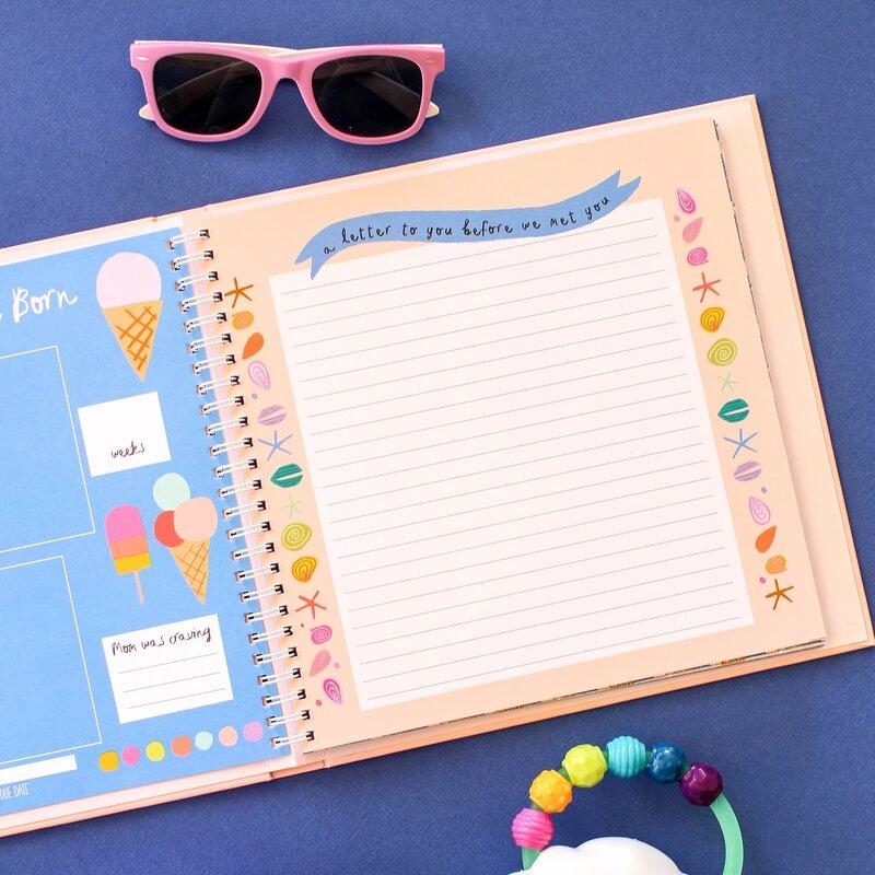 Little Beach Babe Memory Book
