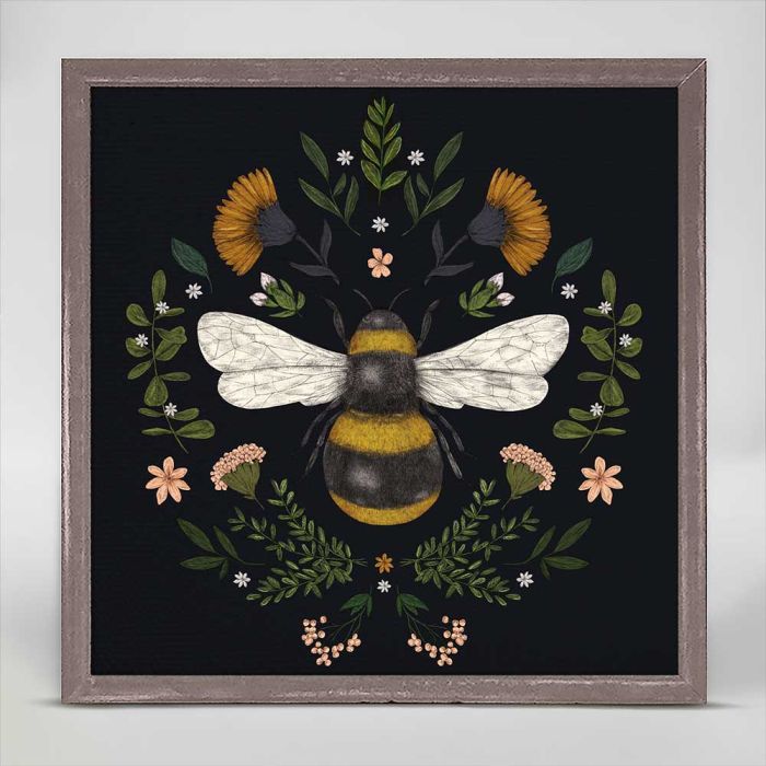 Botanical Bee Mini Canvas