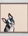 Best Friend Boston Terrier Mini Canvas