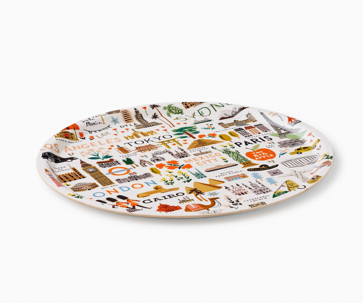 Bon Voyage Bent Plywood Tray