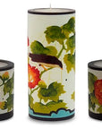 Hibiscus & Bird Illuminated Candle