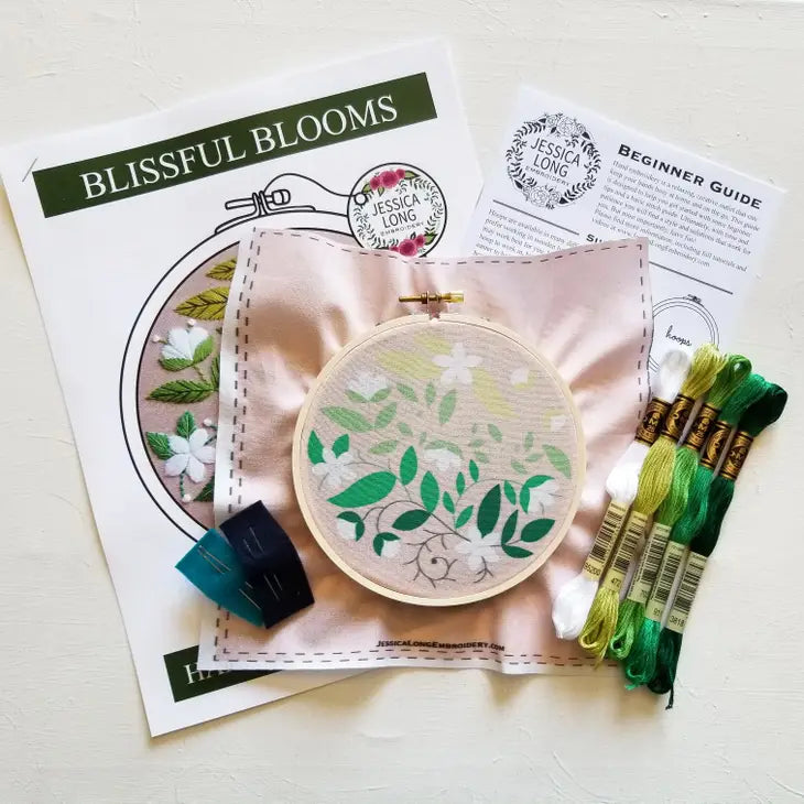 Blissful Blooms Embroidery Kit
