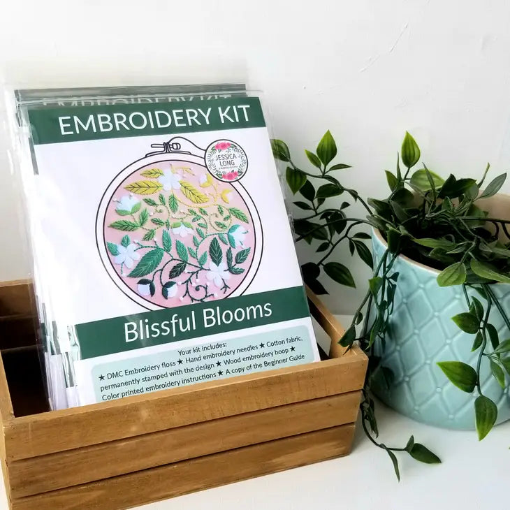 Blissful Blooms Embroidery Kit