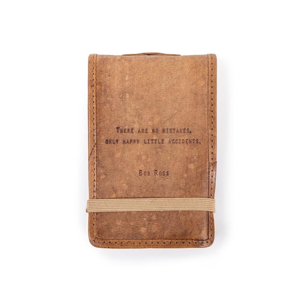 Bob Ross Mini Leather Journal – Red Orchard