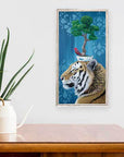 Bonsai Tiger Mini Canvas