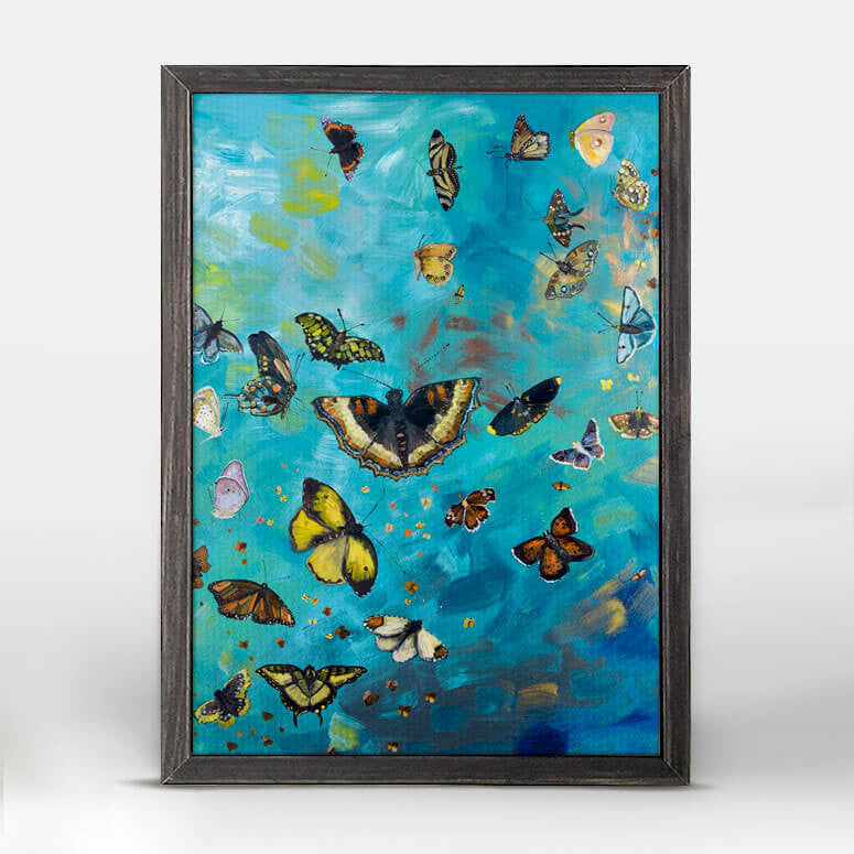 Bunch of Butterflies Mini Canvas