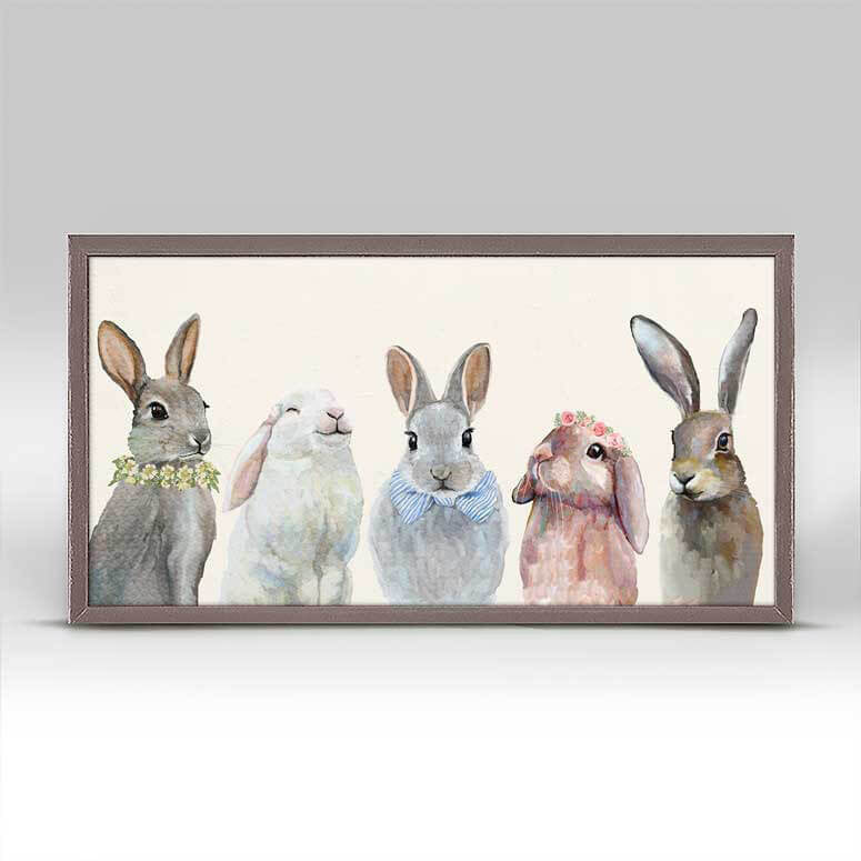 Bunny Bunch Mini Canvas