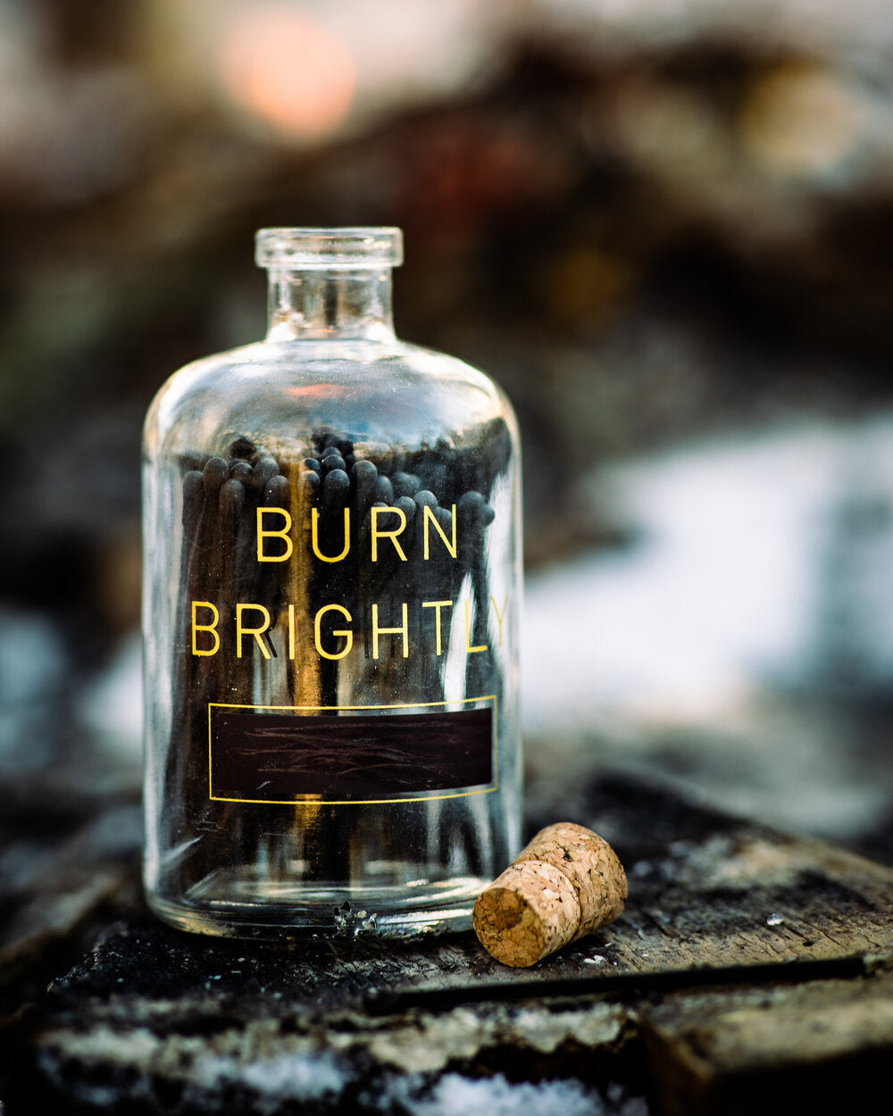 Burn Brightly Match Jar
