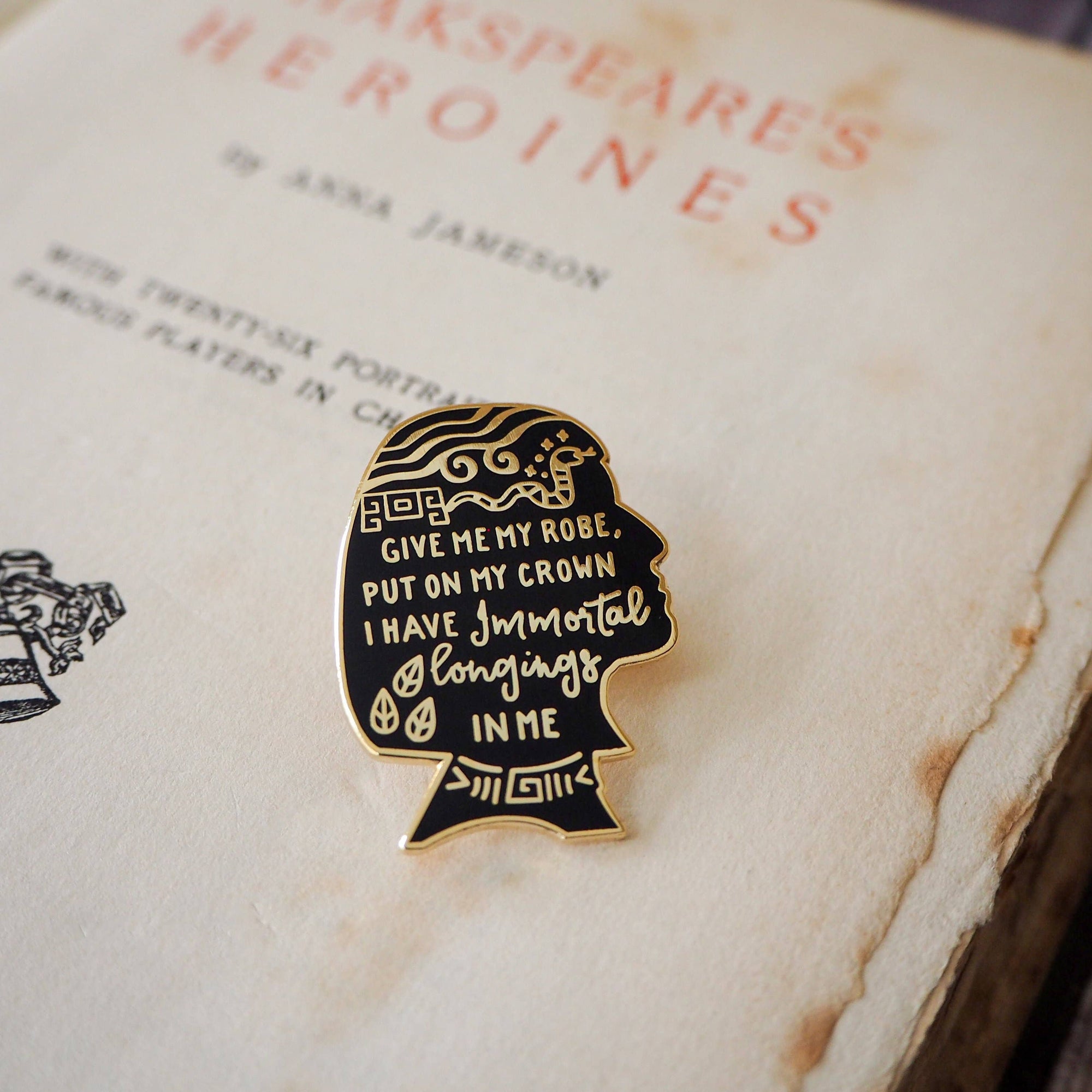 Cleopatra Enamel Pin