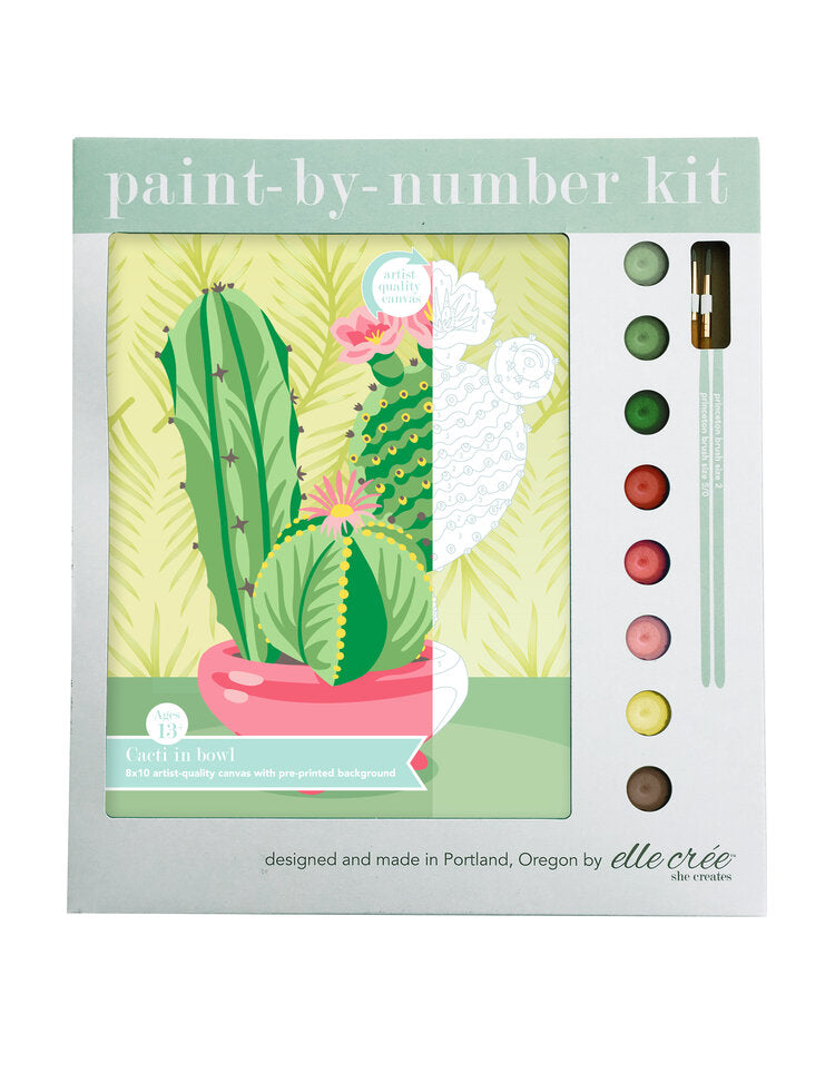 Cacti Paint by Number Kit