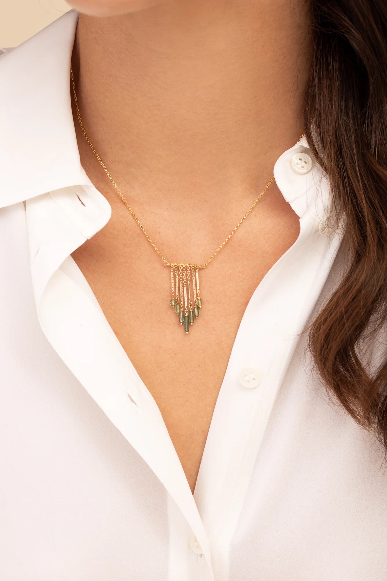 Calla Fringe Necklace