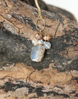 Blue Lace Cascade Necklace