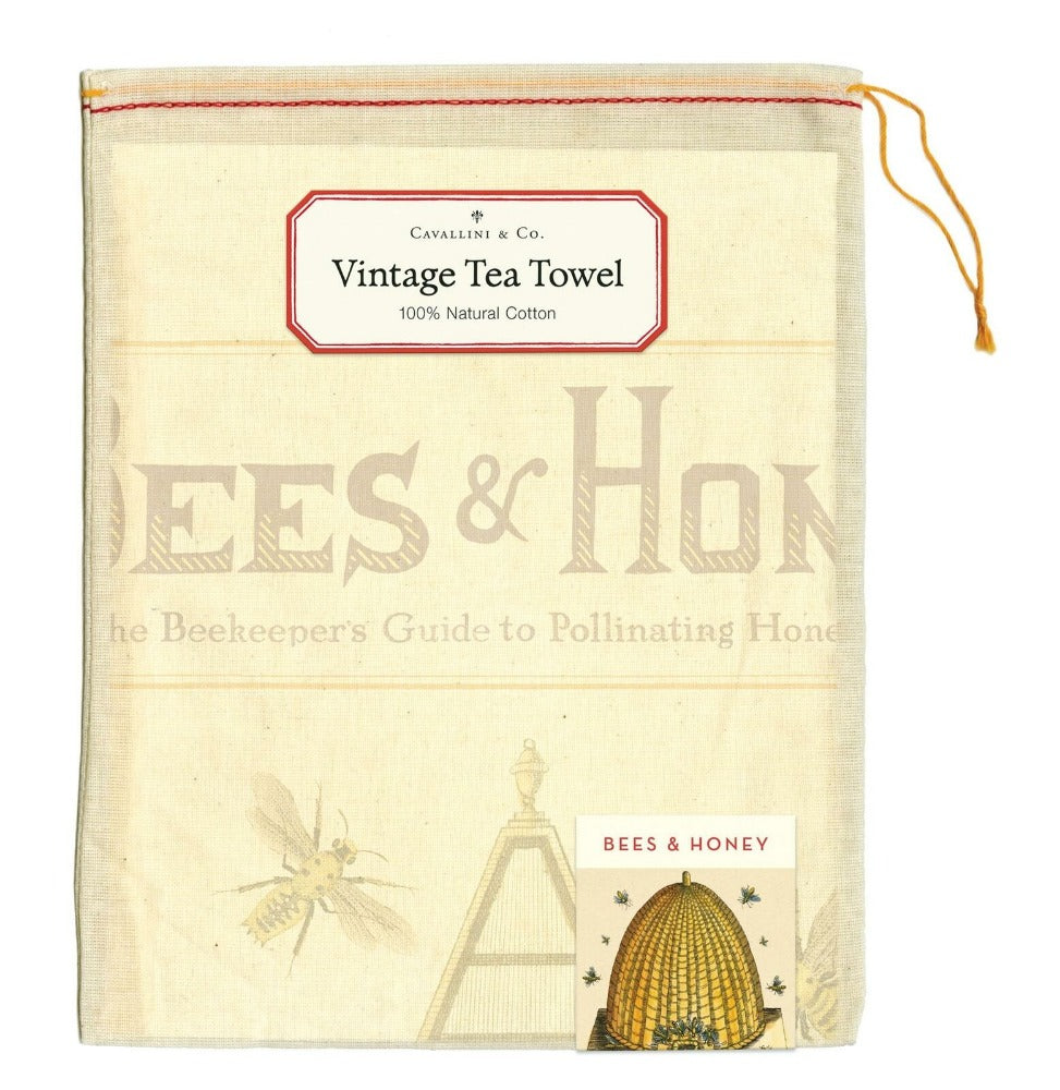 Bees &amp; Honey Tea Towel