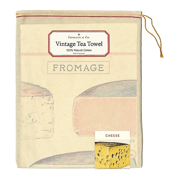 Cheeses of the World Tea Towel