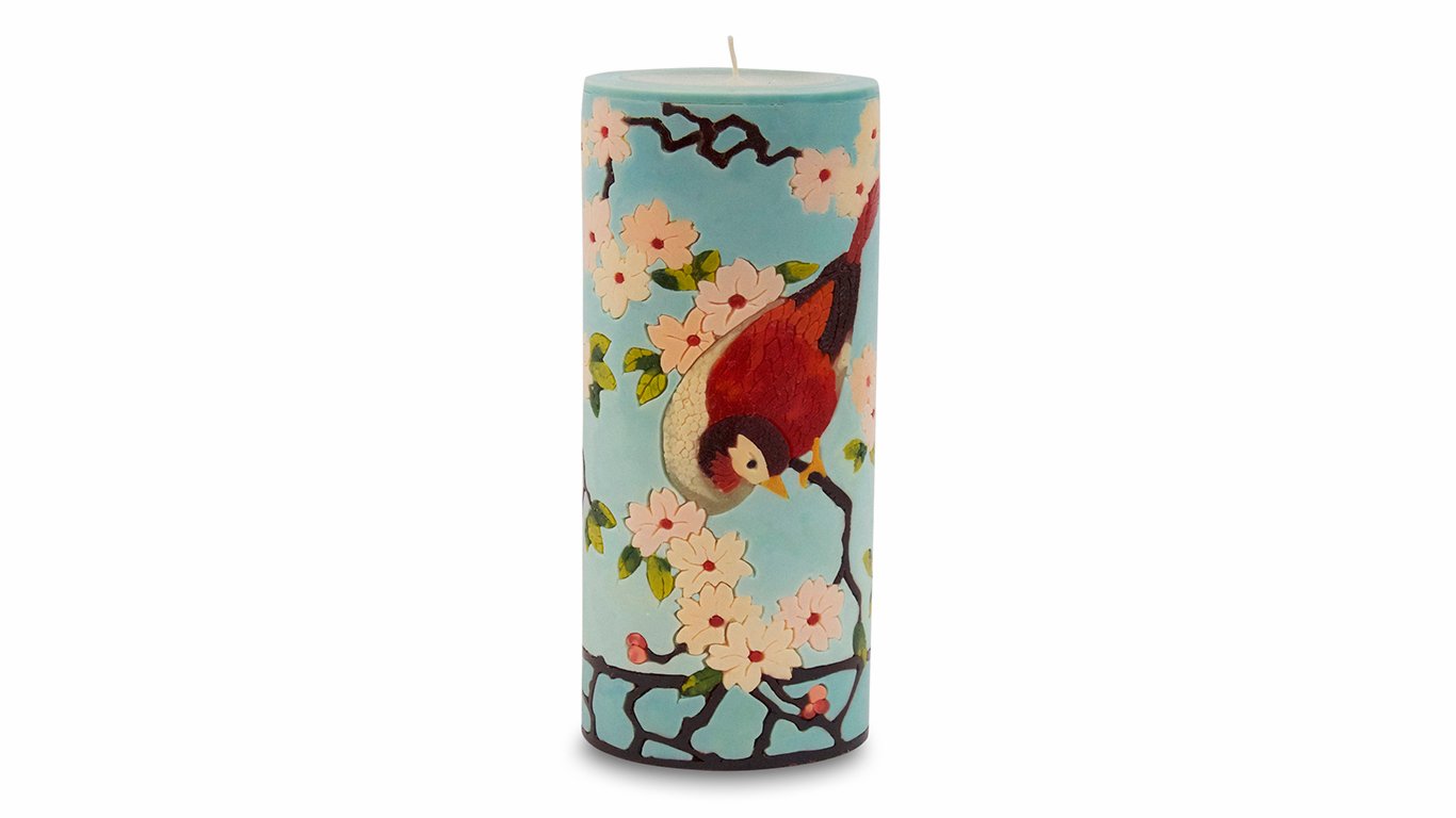 Cherry Blossom Illuminated Candle
