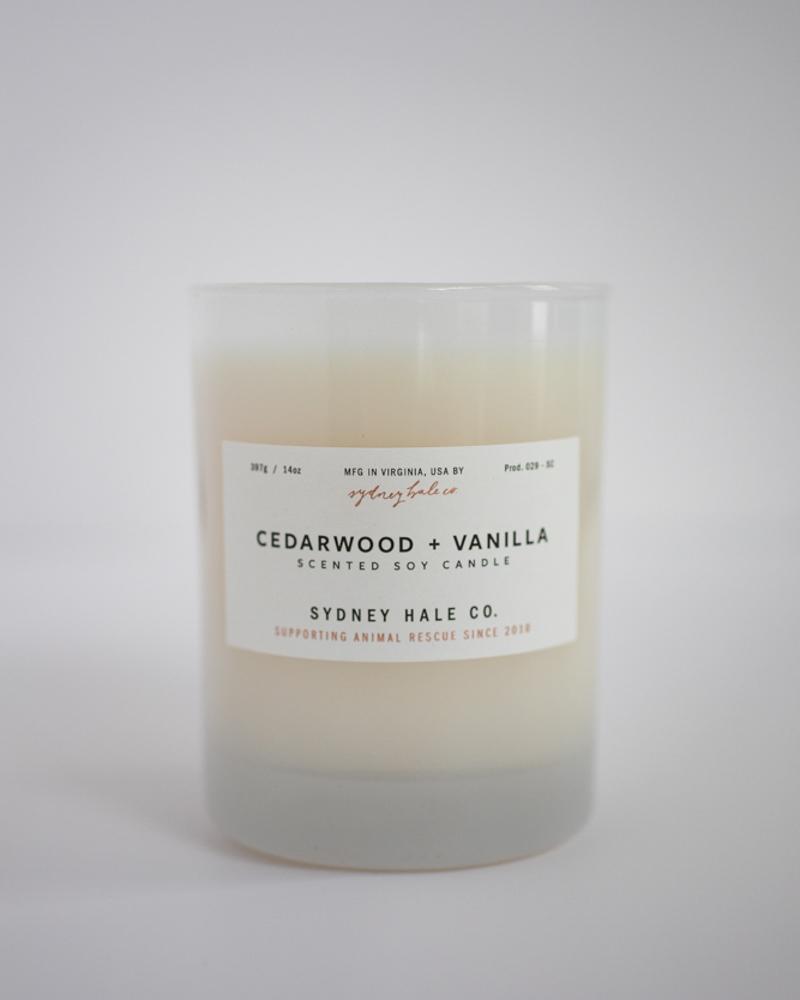 Cedarwood + Vanilla Candle