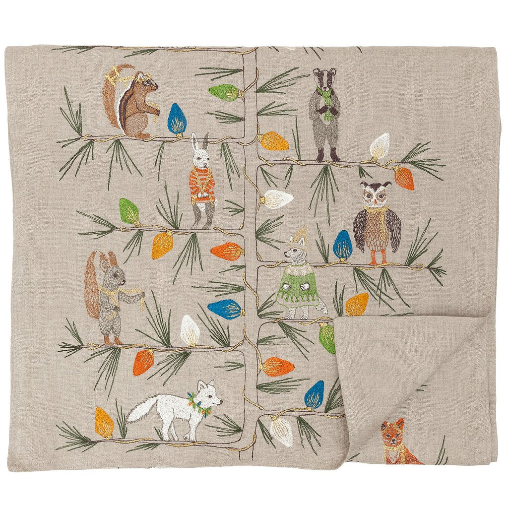 Tree Trimmers Table Runner