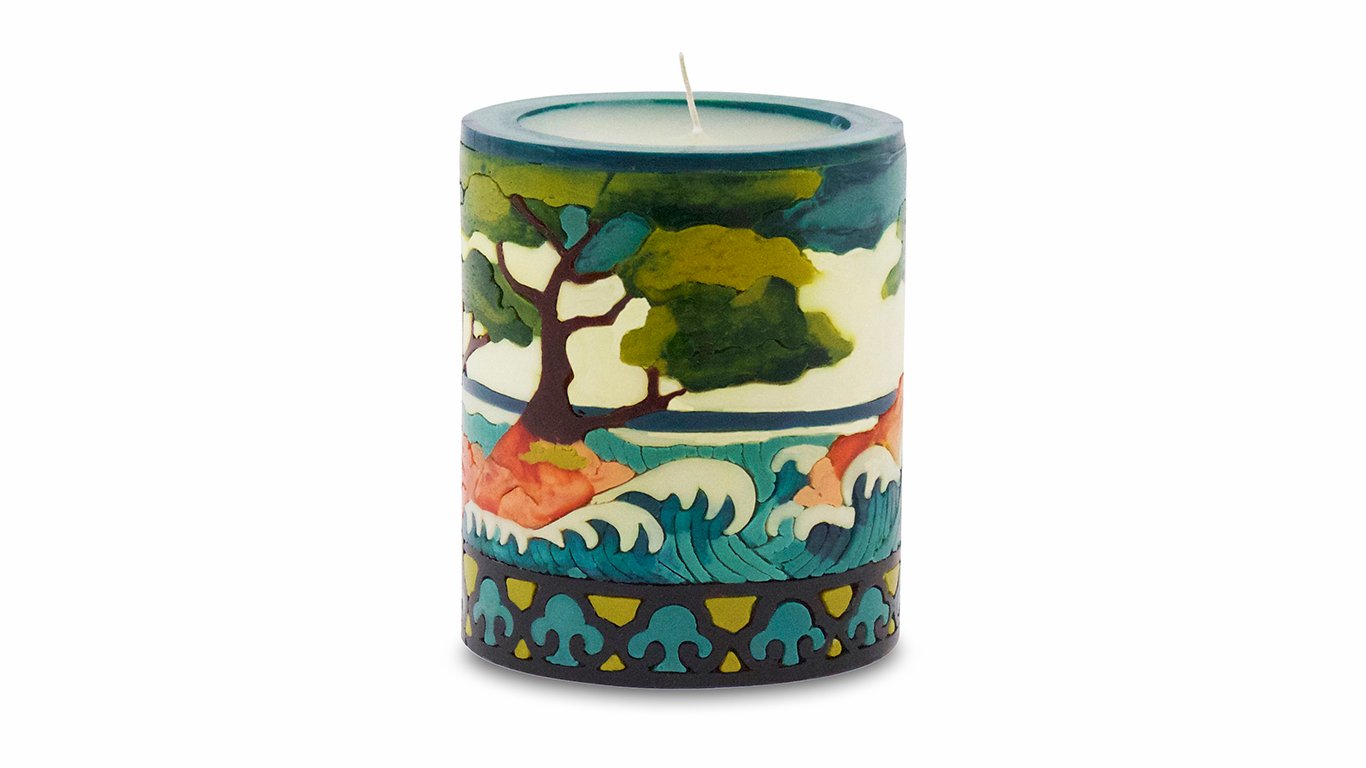 Cypress Illuminated Candle