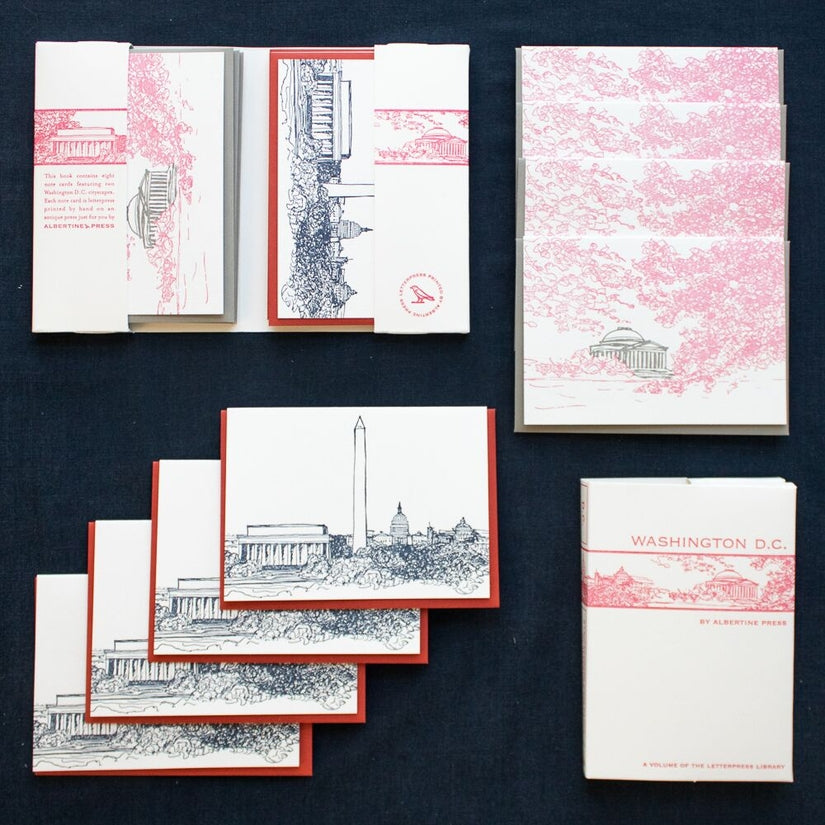 DC Letterpress Note Card Set