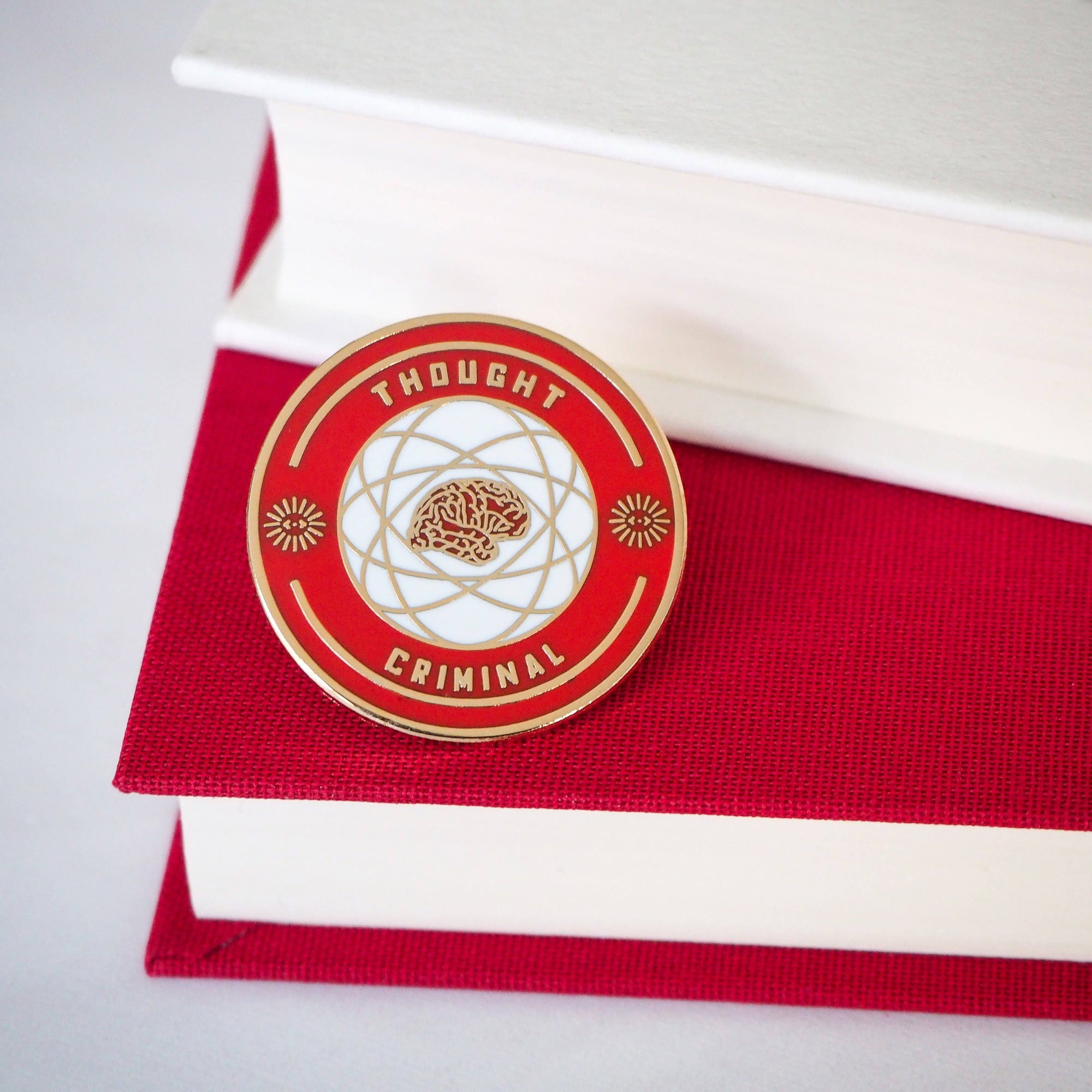 Thought Criminal Enamel Pin