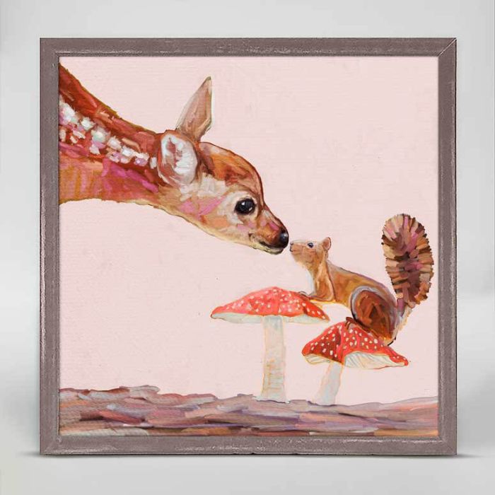Deer &amp; Squirrel Pals Mini Canvas