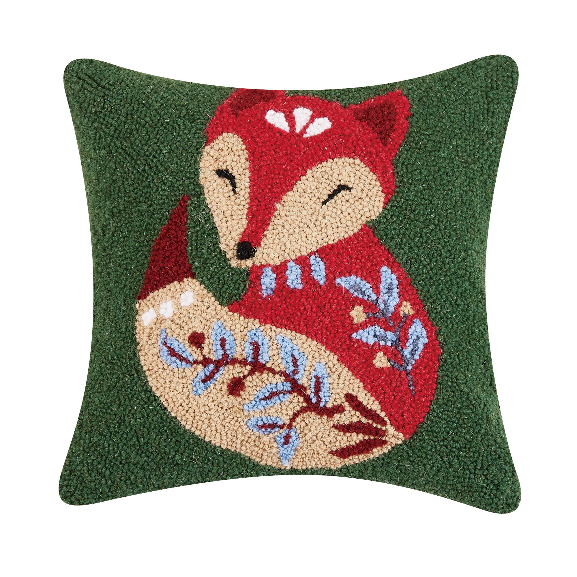Winter Forest Fox Hook Pillow