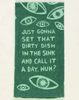 Dish In The Sink Dish Towel