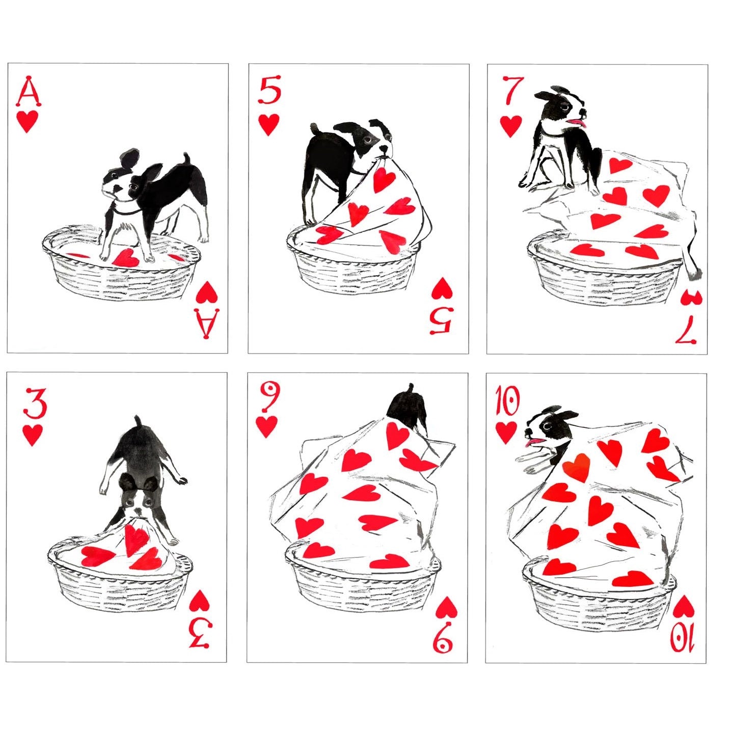 Pack of Dogs Playing Cards