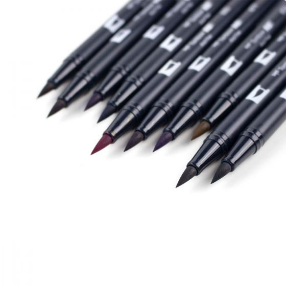 Dual Brush Pen Set - Bohemian