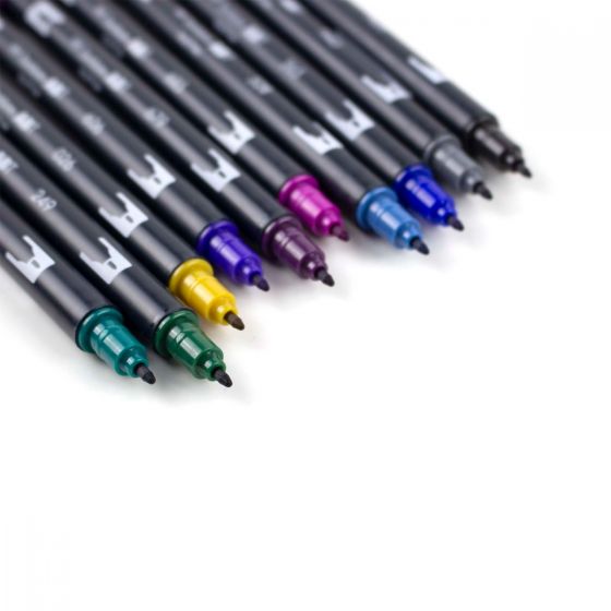 Dual Brush Pen Set - Bohemian