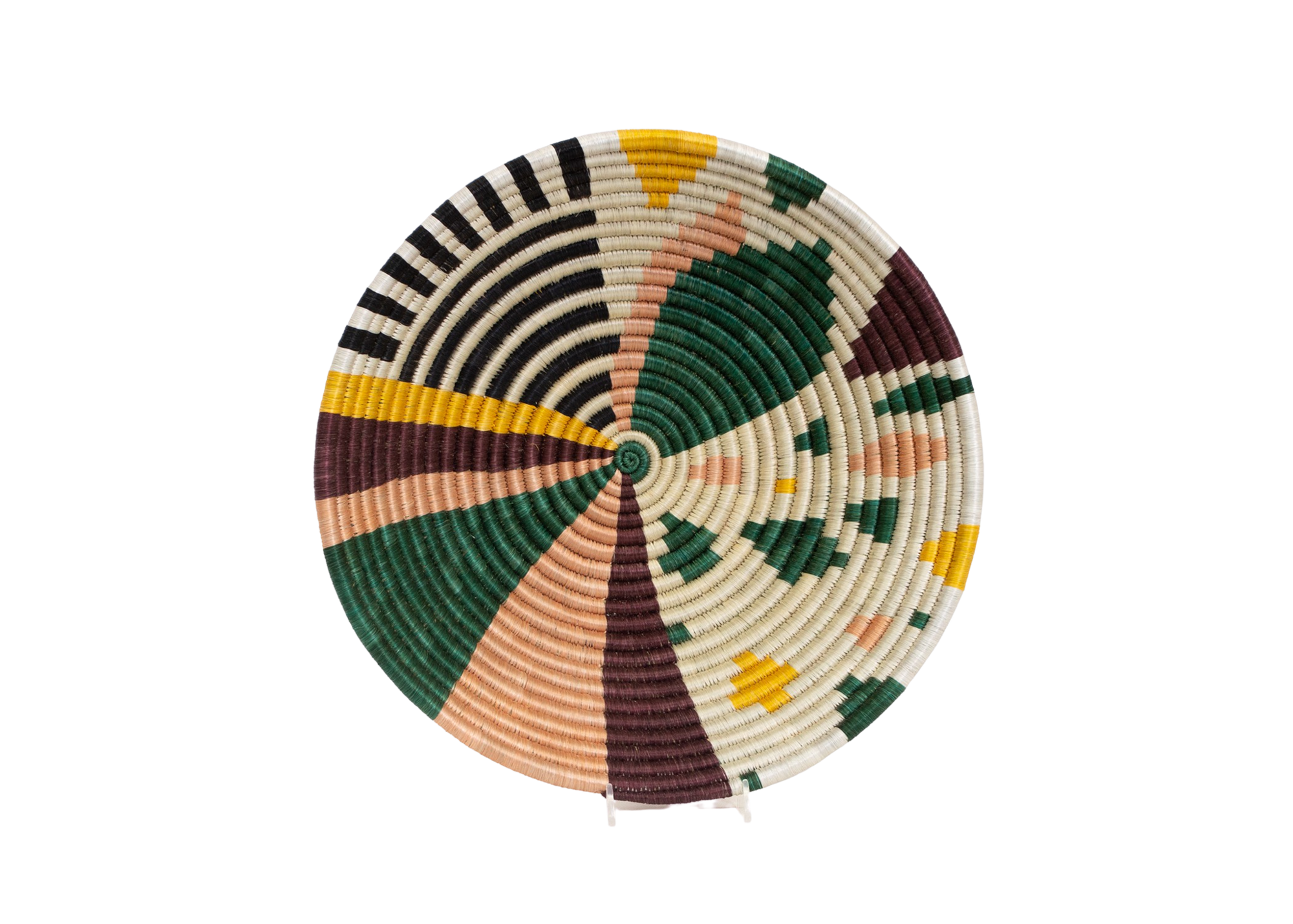 Dusty Peach and Fir Biko 12&quot; Basket