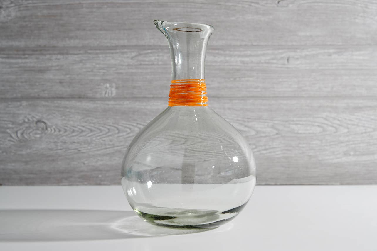 Orange Swirl Carafe