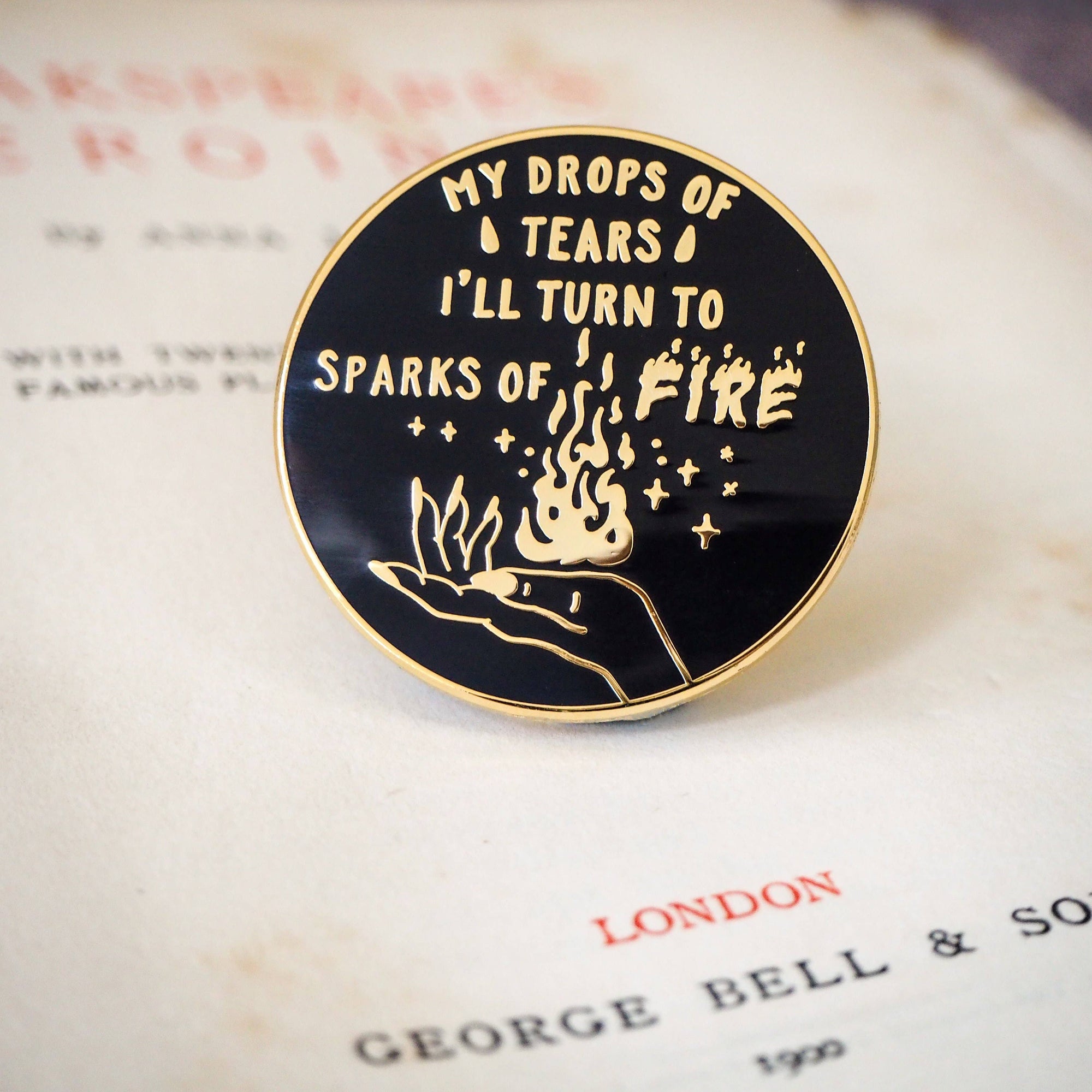 Queen Katharine Enamel Pin
