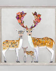 Fallow Deer Family Mini Canvas