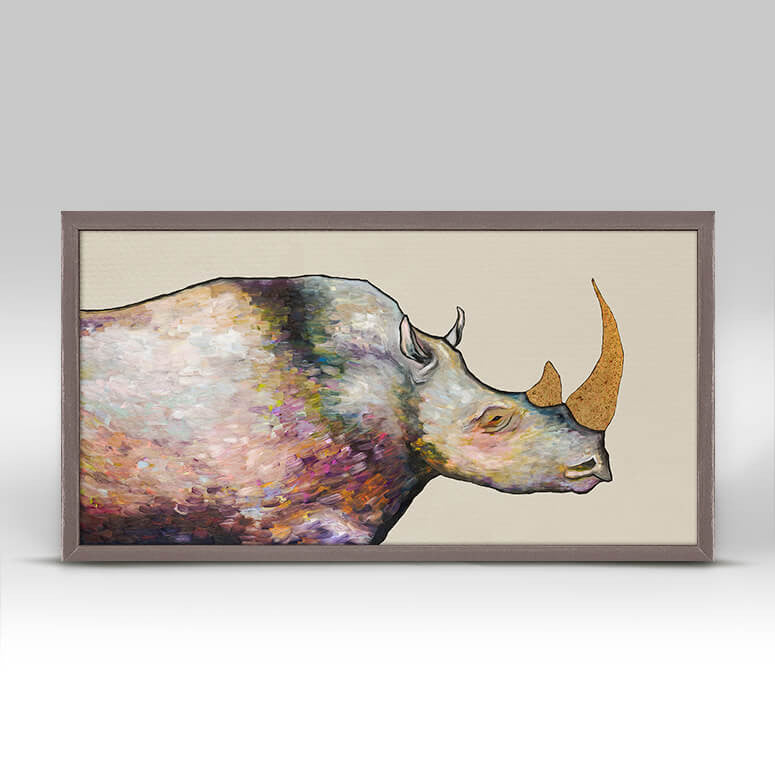 Giant Rhino Mini Canvas