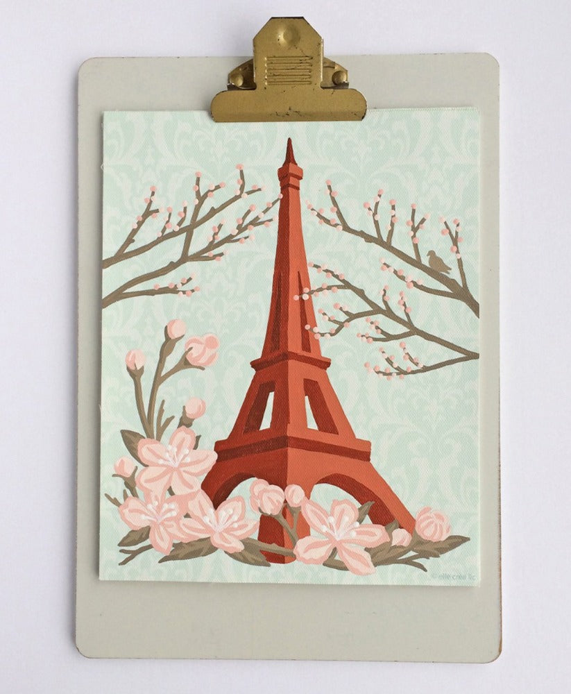 Eiffel Tower Paint-by-Number