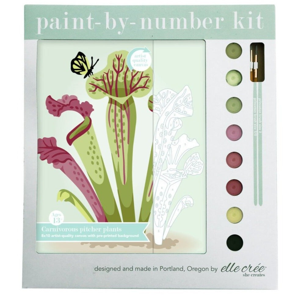 Pitcher Plant Paint-by-Number