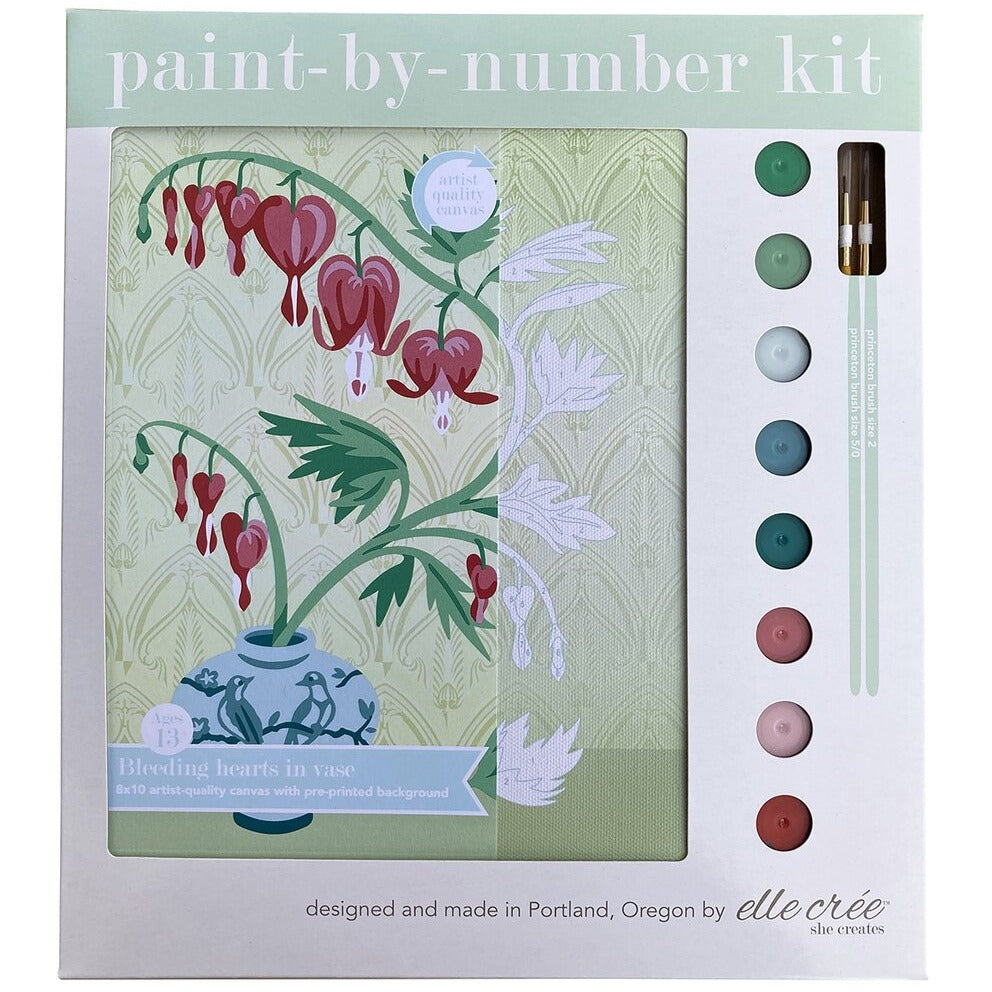 Bleeding Hearts Paint-by-Number