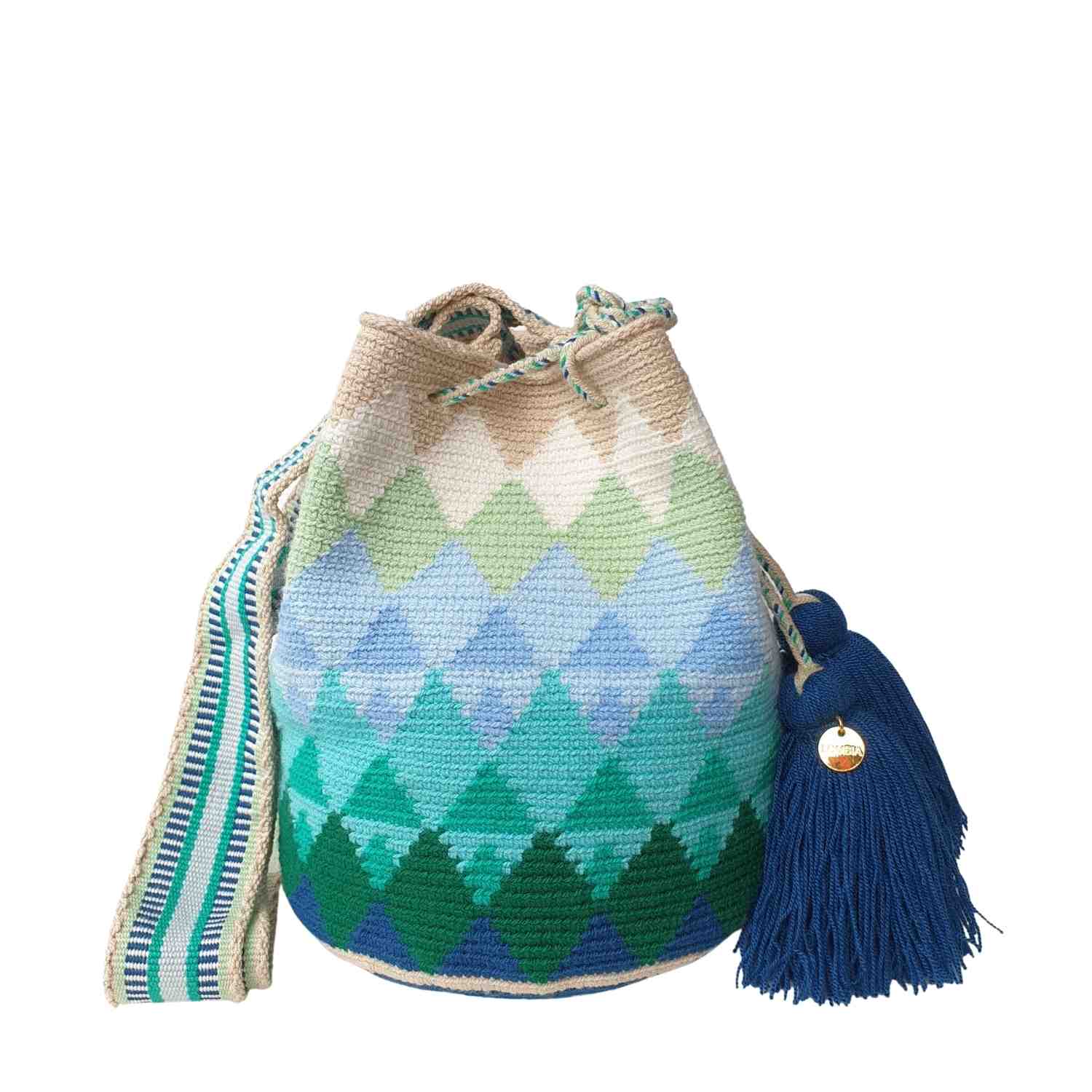 Peacock Crochet Crossbody