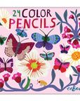 Butterflies & Flowers Colored Pencil Set